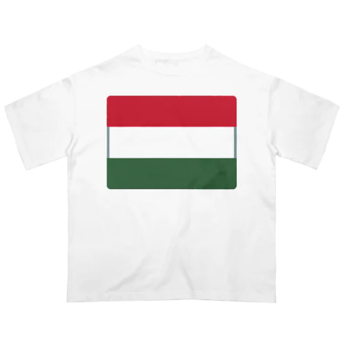 ハンガリーの国旗 Oversized T-Shirt