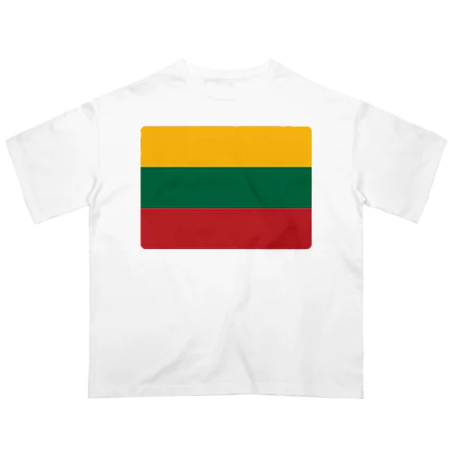 リトアニアの国旗 オーバーサイズTシャツ