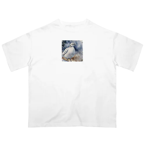 野鳥 オーバーサイズTシャツ