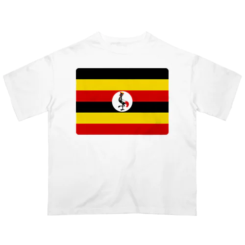 ウガンダの国旗 オーバーサイズTシャツ