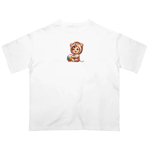 かわいい着ぐるみ赤ちゃん オーバーサイズTシャツ