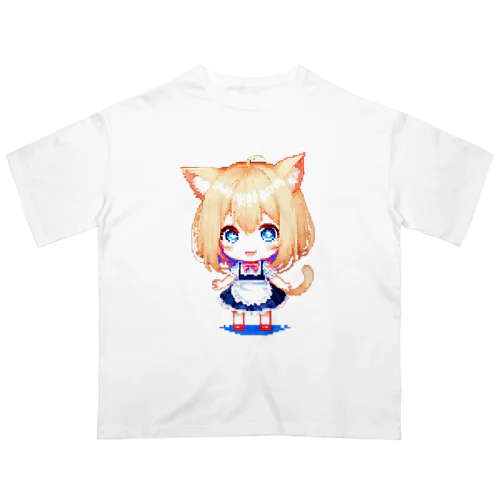 8-BITnekomimiMaid オーバーサイズTシャツ