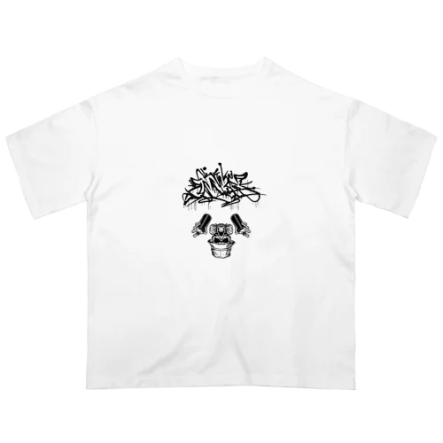 skull Art オーバーサイズTシャツ