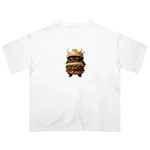 トリプル肉厚ビーフバーガー妖怪　バグドガルド Oversized T-Shirt