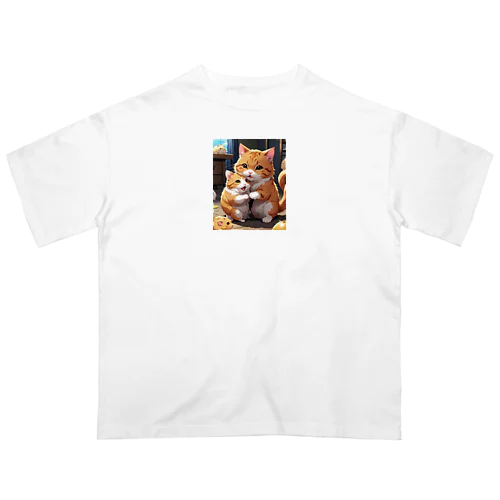 ねこちゃん オーバーサイズTシャツ