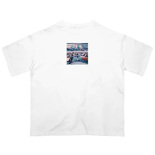 モデル北海道 日本の田舎 アパレル Oversized T-Shirt