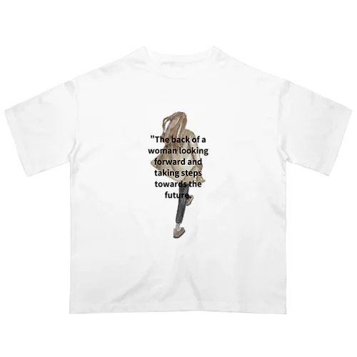 "Empowerment Walk Tee" オーバーサイズTシャツ