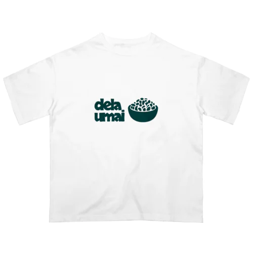 dela umai ライスTシャツ オーバーサイズTシャツ