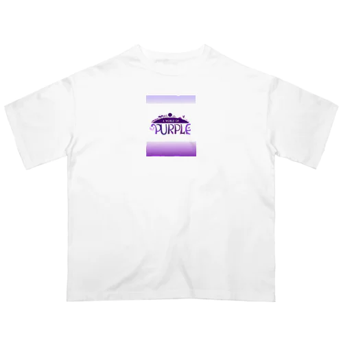 紫の世界 Oversized T-Shirt