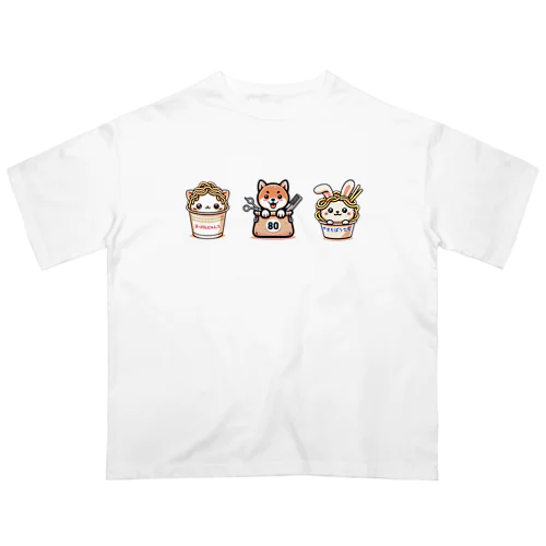 80マスコットトリオ オーバーサイズTシャツ