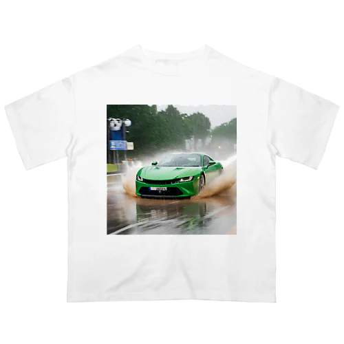 雨の疾走 オーバーサイズTシャツ