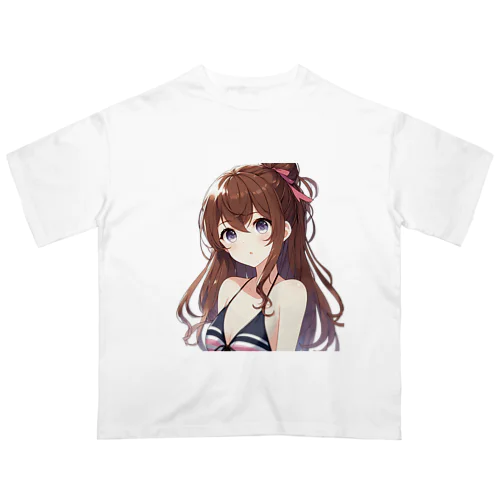 水着を選ぶ少女 Oversized T-Shirt