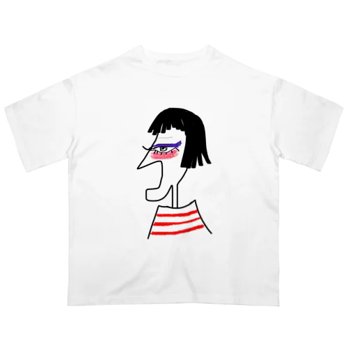 眉げ剃りすぎたわまいか。 Oversized T-Shirt