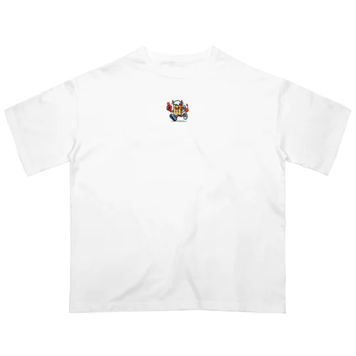 ランニングビールくん Oversized T-Shirt