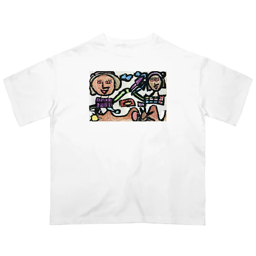 芋🍠掘り by 5-year-old オーバーサイズTシャツ