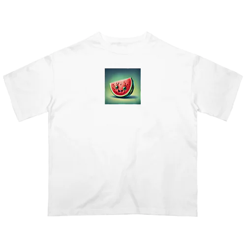 スイカのキョロちゃん Oversized T-Shirt
