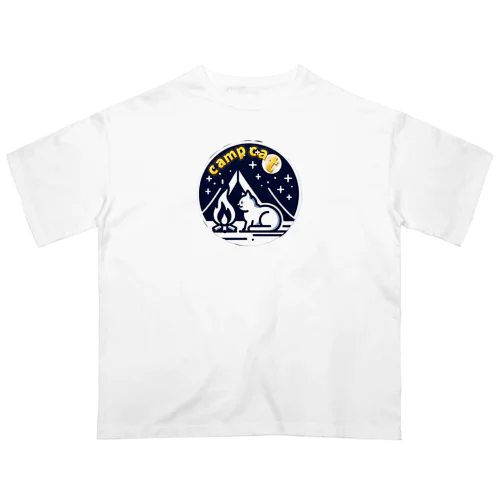 Camp cat Oversized T-Shirt