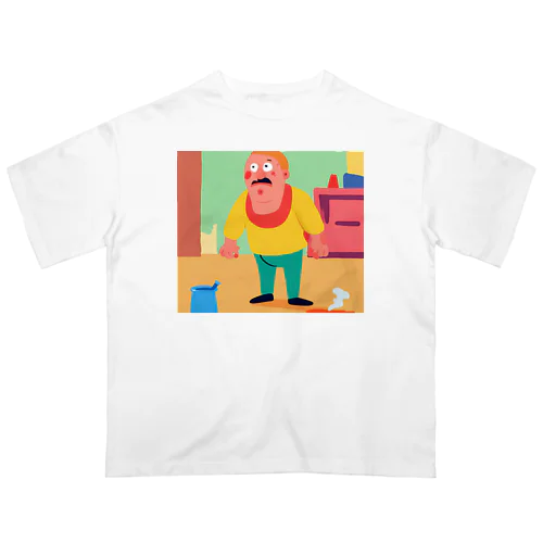 忍耐強い男 Oversized T-Shirt