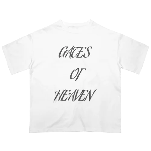 GATES OF HEAVEN文字バージョン オーバーサイズTシャツ