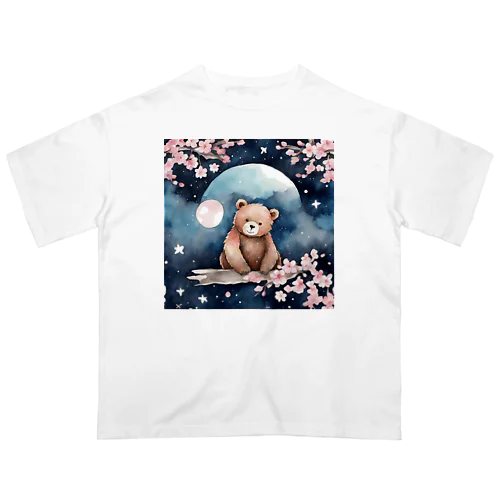 sakura_bear Oversized T-Shirt