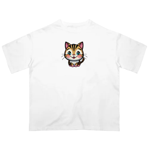 トラ子猫 オーバーサイズTシャツ