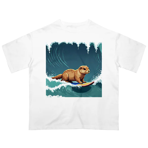 Surfin！プレーリードッグ Oversized T-Shirt