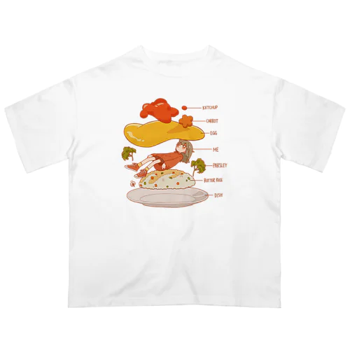 オムライス オーバーサイズTシャツ