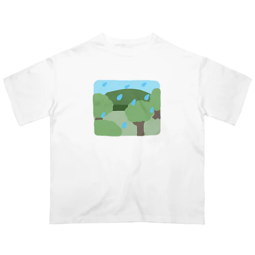 あめしとしと□ Oversized T-Shirt