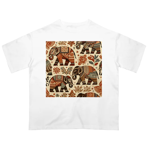 石器時代のマンモス オーバーサイズTシャツ