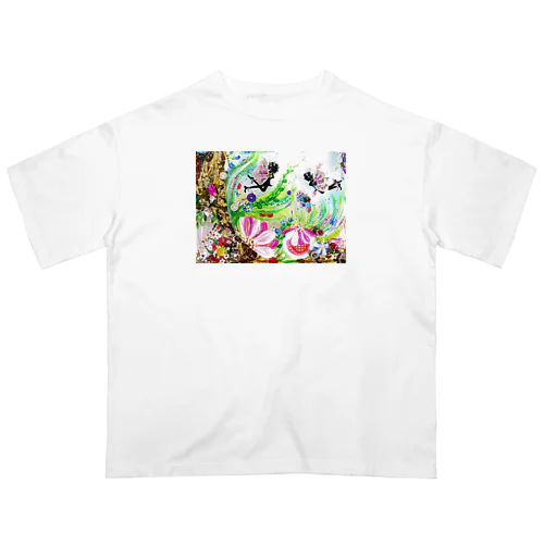 二人の妖精 Oversized T-Shirt