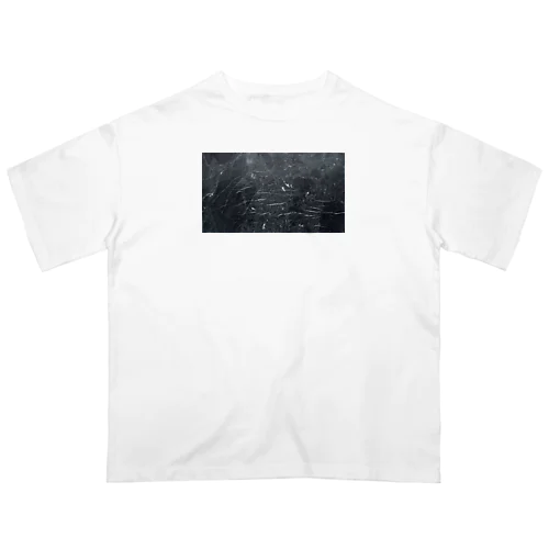 オンリーワンデザイン黒大理石 Oversized T-Shirt