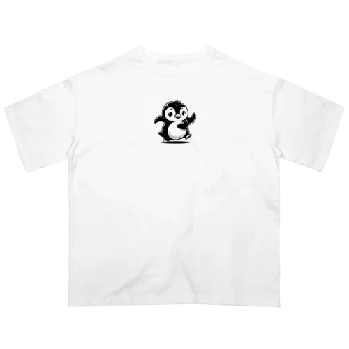 ペンギンのダンスタイム！ オーバーサイズTシャツ