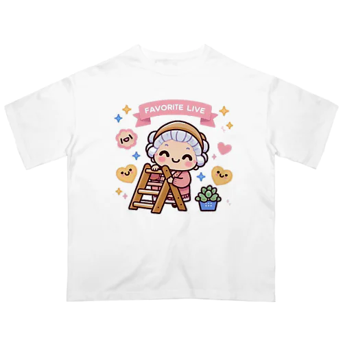 ライヴこそ、我が人生！ オーバーサイズTシャツ