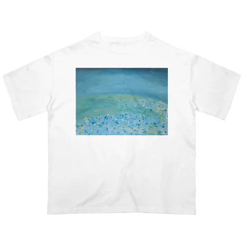 宇宙の中の地球 Oversized T-Shirt