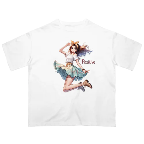 POSITIVE GIRL オーバーサイズTシャツ