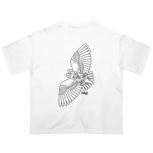 Harpy eagle／オウギワシ オーバーサイズTシャツ