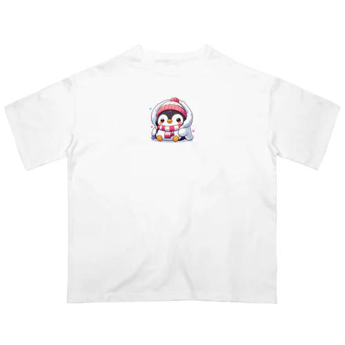 キュートなペンギン Oversized T-Shirt