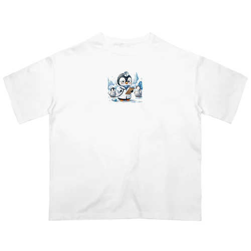 ペンギン医者 オーバーサイズTシャツ