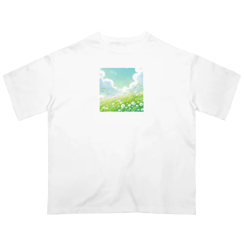 そよ風の吹く草原✨ オーバーサイズTシャツ