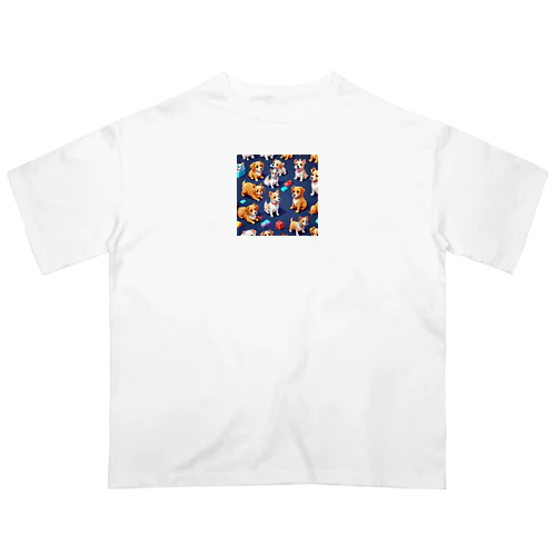 ワンちゃん大集合 Oversized T-Shirt