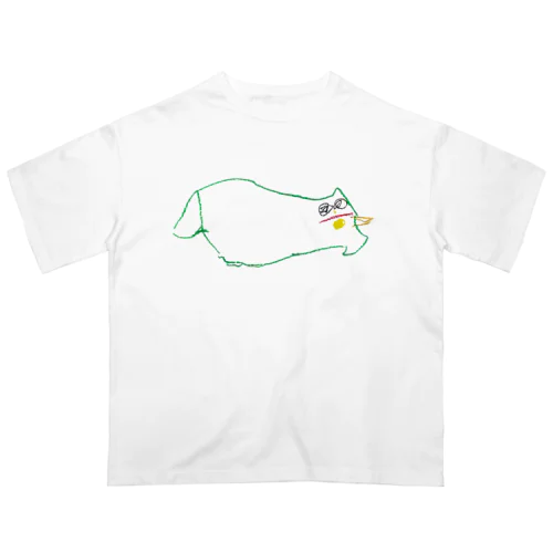 猫龍 オーバーサイズTシャツ