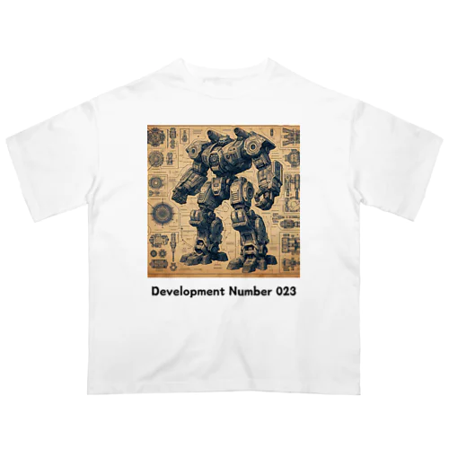 巨大人型兵器開発ナンバー023 オーバーサイズTシャツ