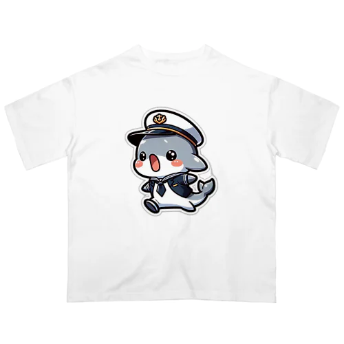 びっくり水兵イルカの航海 オーバーサイズTシャツ