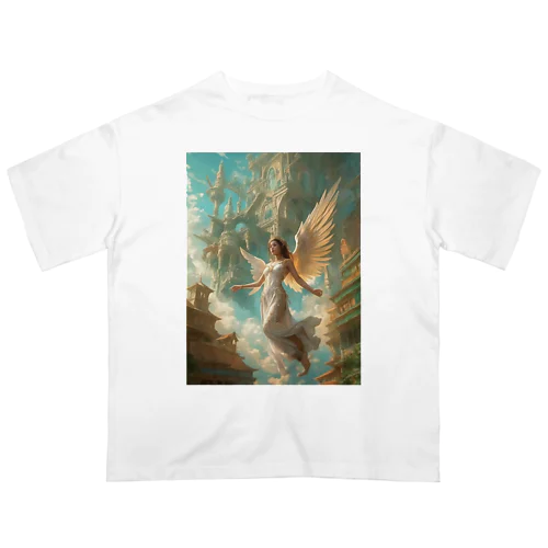 天使の居る景色 Oversized T-Shirt