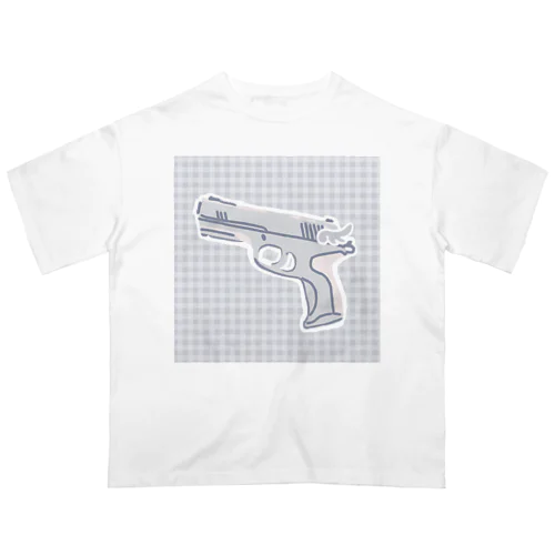 ばんばんばん♪ゆめかわミニ銃 オーバーサイズTシャツ