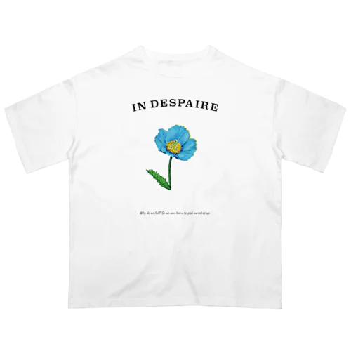 Himalayan blue poppy オーバーサイズTシャツ