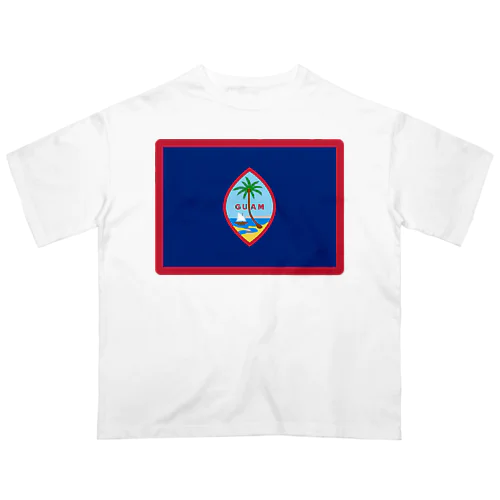 グアムの旗 オーバーサイズTシャツ