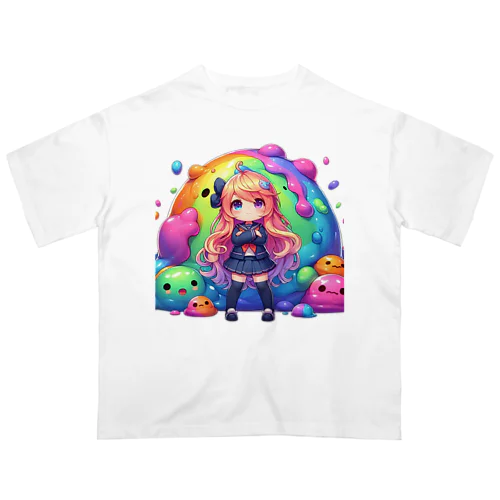 スライム娘「かすみちゃん」 オーバーサイズTシャツ