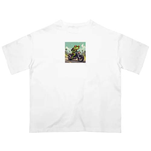 カエルライダー4兄弟　次男　ルカ オーバーサイズTシャツ