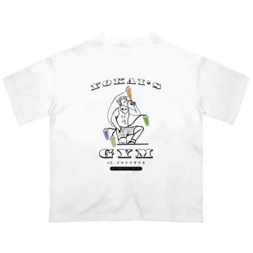 YOKAI'S GYM イロドリギツネ【3pin radio_FUJI x MKMK22】 Oversized T-Shirt